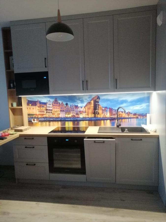 Apartmán Apartament Przy Stadionie Gdaňsk Exteriér fotografie