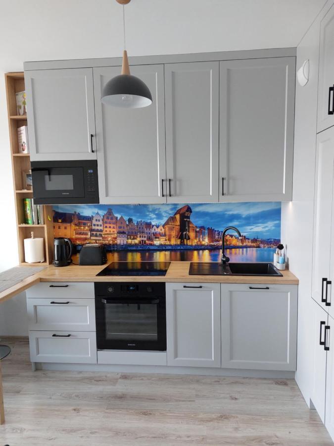 Apartmán Apartament Przy Stadionie Gdaňsk Exteriér fotografie